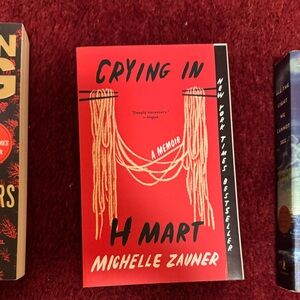 Red 'Crying in H Mart' Memoir by Michelle Zauner